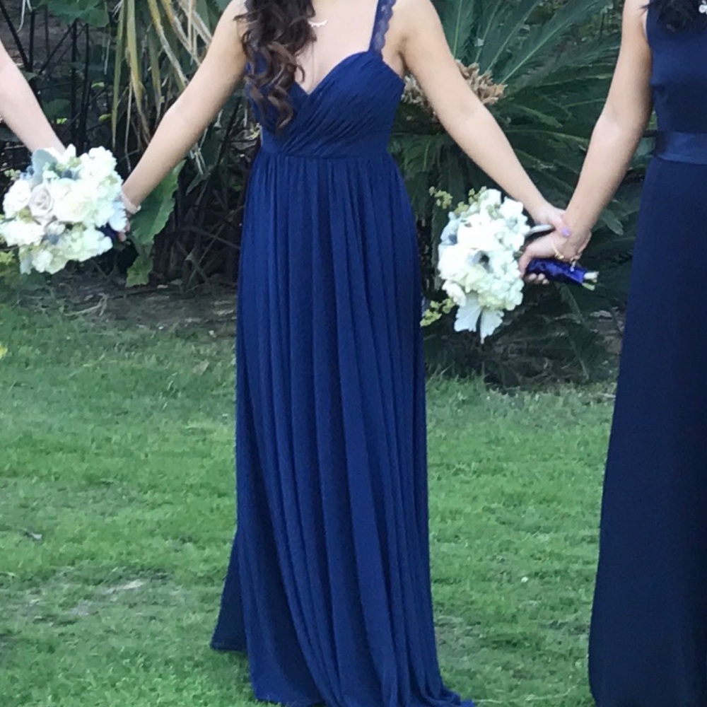 Lulus bridesmaids dress navy XS